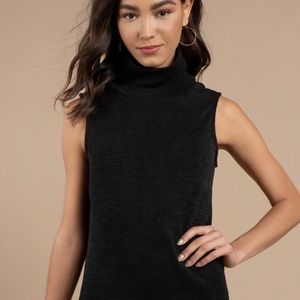black turtleneck dress RESERVED